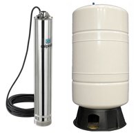 Domácí vodárny s ponorným čerpadlem a tlakovou nádobou