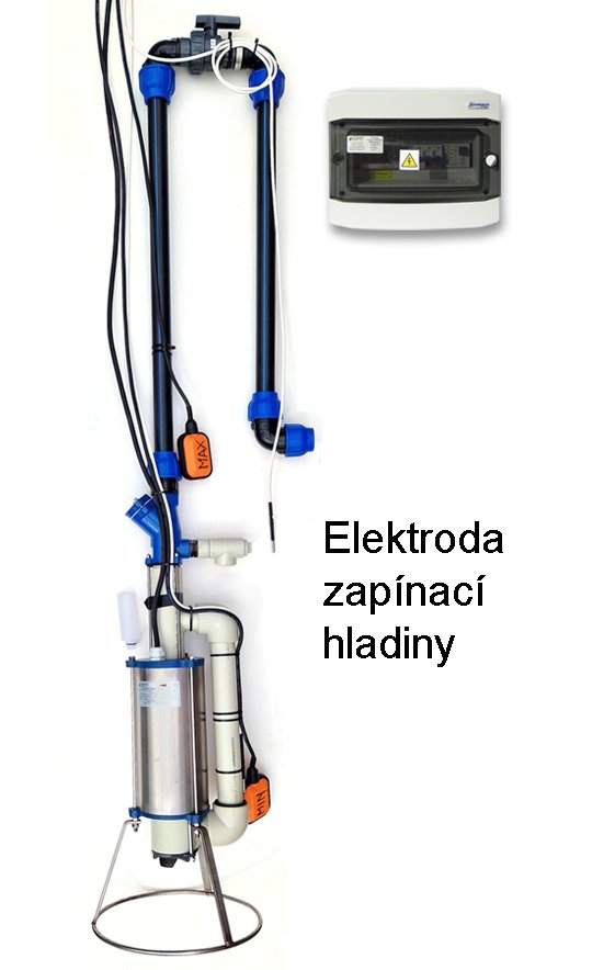 Technologie čerpací jímky tlakové kanalizace + automatika